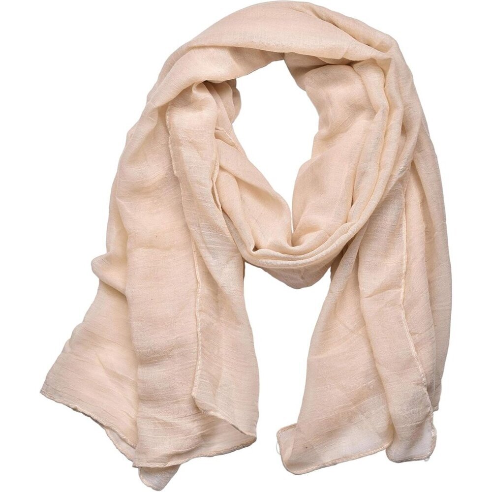 Women's Cotton Scarves Lady Light Soft Fashion Solid Scarf Wrap Shawl